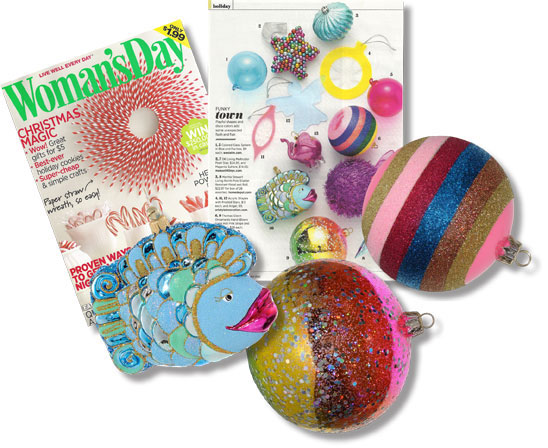 Woman's Day Mag Ornaments