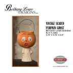 Bethany Lowe Designs, Vintage Scared Pumpkin Ghost