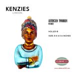 Kenzies African Woman,  Blue