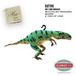 Mia's Raptor Dinosaur Free Blown Ornament