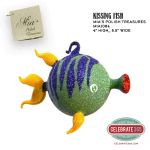 Mia’s Kissing Fish Free Blown Ornament