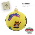 Cat’s Whimsey Ball Ornament from Mia