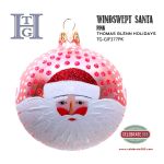 Thomas Glenn Holidays, Windswept Santa PINK