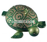 Soffieria De Carlini Ornament, Glittered Sea Turtle