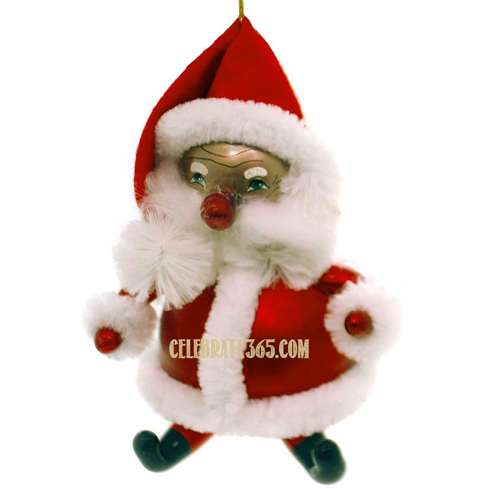 african american santa claus ornaments